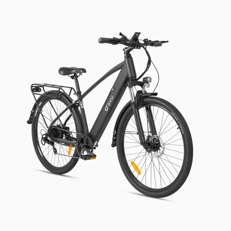 DYU C5 27.5" Urbana Bicicleta Eléctrica 64km 500W Motor 2