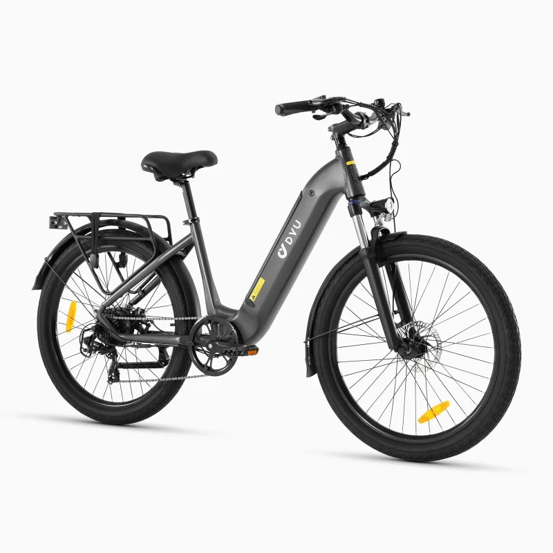 DYU C1 26" Urbana Bicicleta Eléctrica 65km 500W Potencia 2