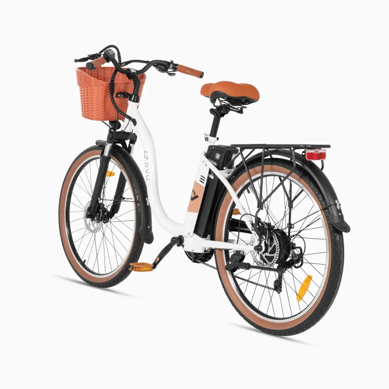 DYU C6 Pro 26" Urbana Bicicleta Eléctrica 72km Potente 5