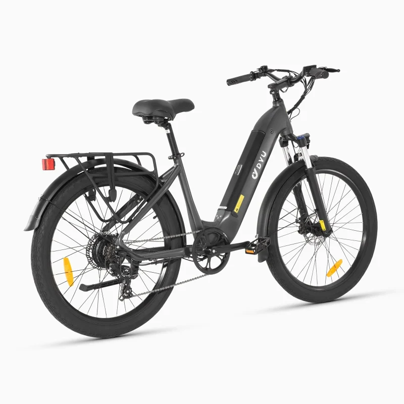 DYU C1 26" Urbana Bicicleta Eléctrica 65km 500W Potencia 3