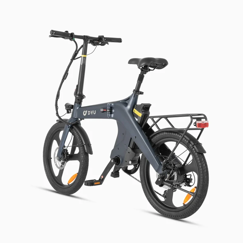 DYU T1 20" Plegable Bicicleta Eléctrica 55km Sensor Par 5