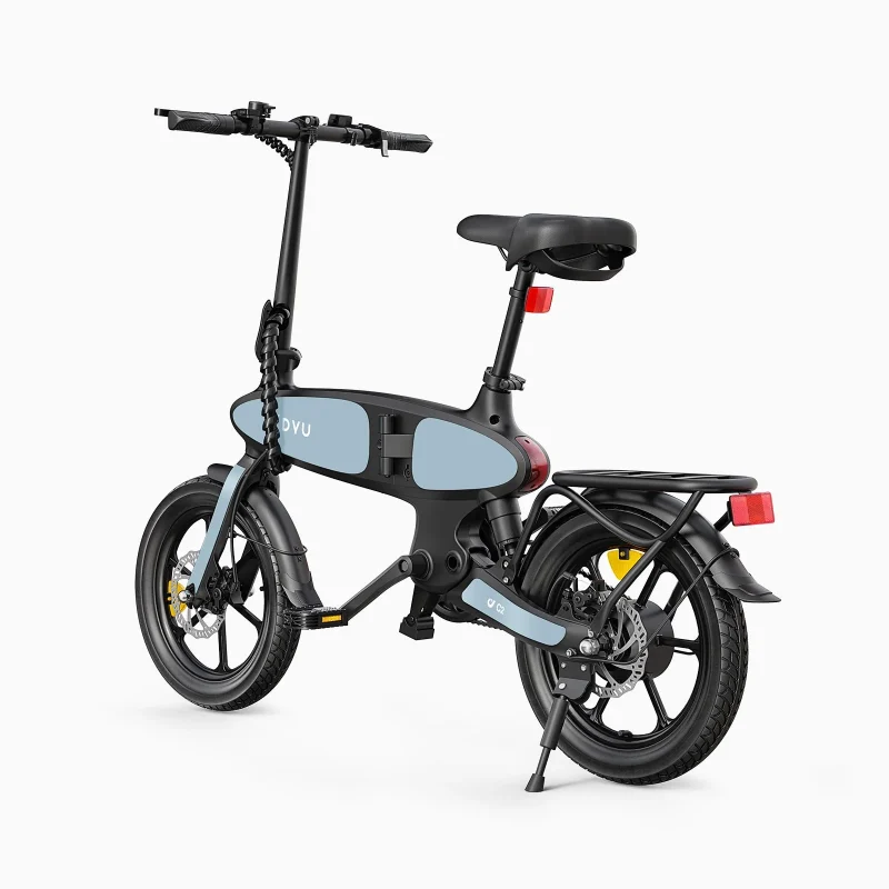DYU C2 16" Plegable Bicicleta Eléctrica 40km Suspensión 5