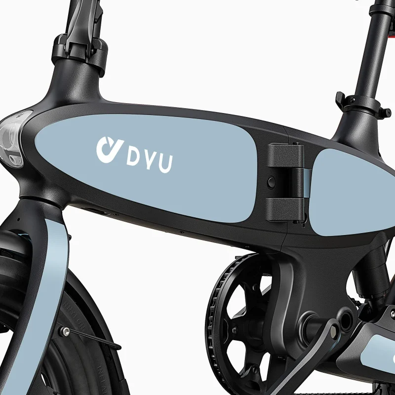 DYU C2 16" Plegable Bicicleta Eléctrica 40km Suspensión 6