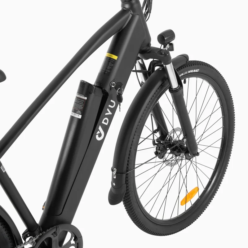 DYU C5 27.5" Urbana Bicicleta Eléctrica 64km 500W Motor 7