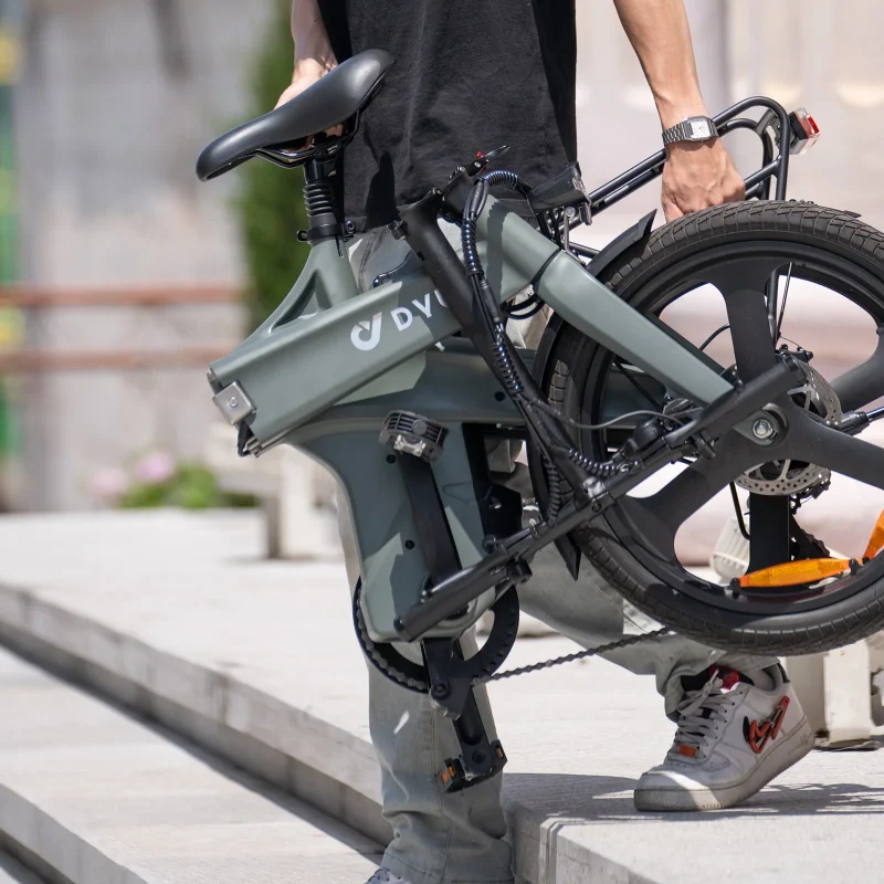 DYU T1 20" Plegable Bicicleta Eléctrica 55km Sensor Par 8