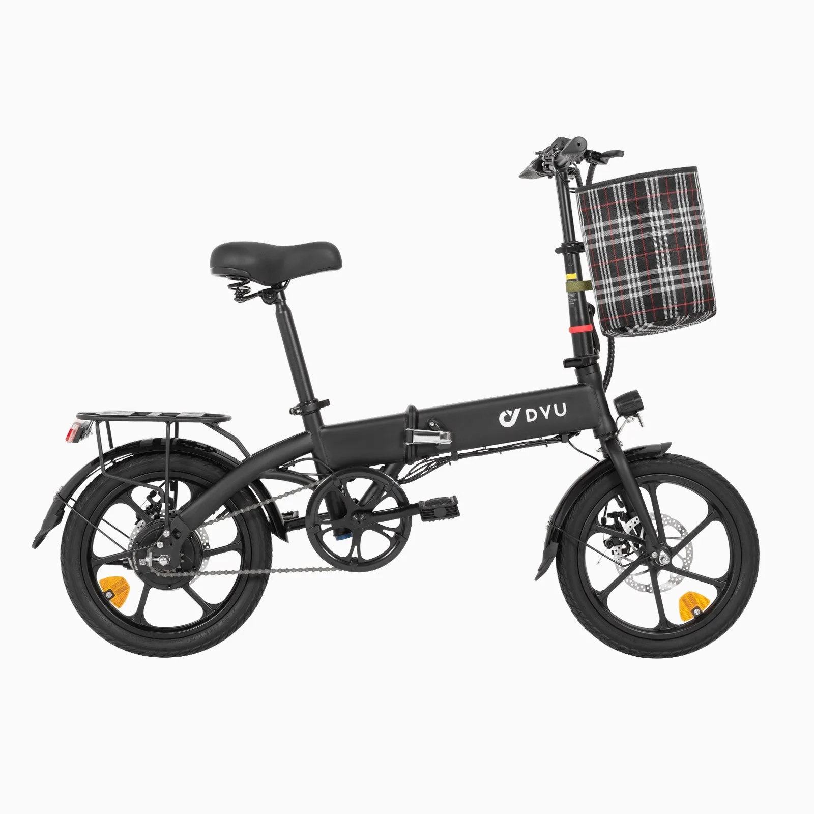 DYU A1F PRO 16" Plegable Bicicleta Eléctrica 40km Canasta