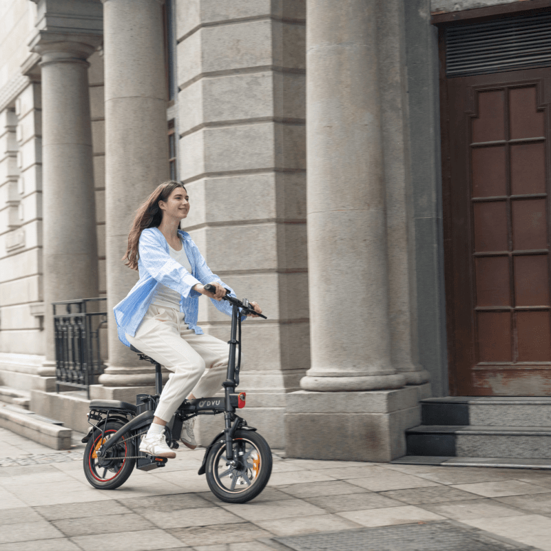 DYU A5 14" Plegable Bicicleta Eléctrica 60km Bloqueo Remoto 23 DYU A5 14" Plegable Bicicleta Eléctrica 60km Bloqueo Remoto 11