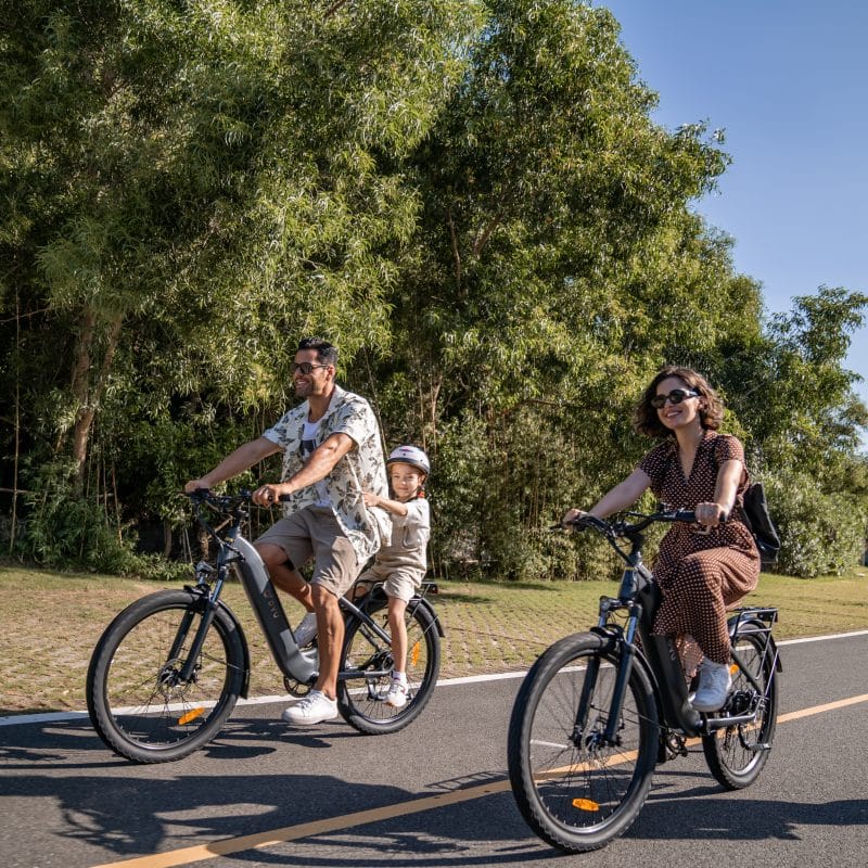 DYU C1 26" Urbana Bicicleta Eléctrica 65km 500W Potencia 9