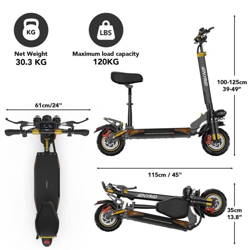 iENYRID ES6 2000W Scooter Off-Road 55km 20 iENYRID ES6 2000W Scooter Off-Road 55km 9