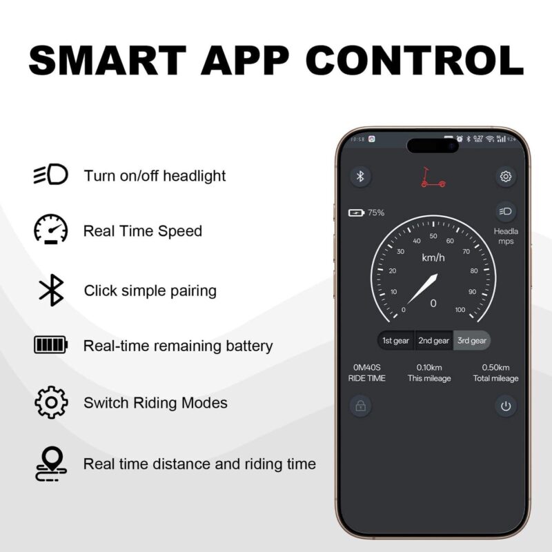 iENYRID M1 500W Plegable Scooter APP 27 iENYRID M1 500W Plegable Scooter APP 6